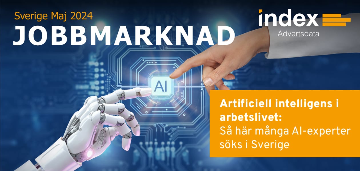 Header Sverige Maj 2024 Jobbmarknad Artificiell intelligens i arbetslivet
